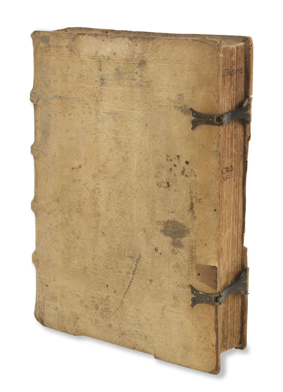 Ambrosius Theodosius Macrobius - In somnium, 1526.  - Vorgeb.: Tacitus, Historia Augusta actionum. 1519. - Weitere Abbildung