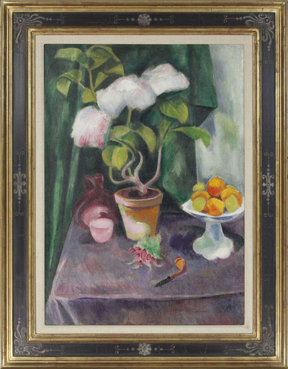 Hermann Max Pechstein - Blumenstillleben - Rahmenbild