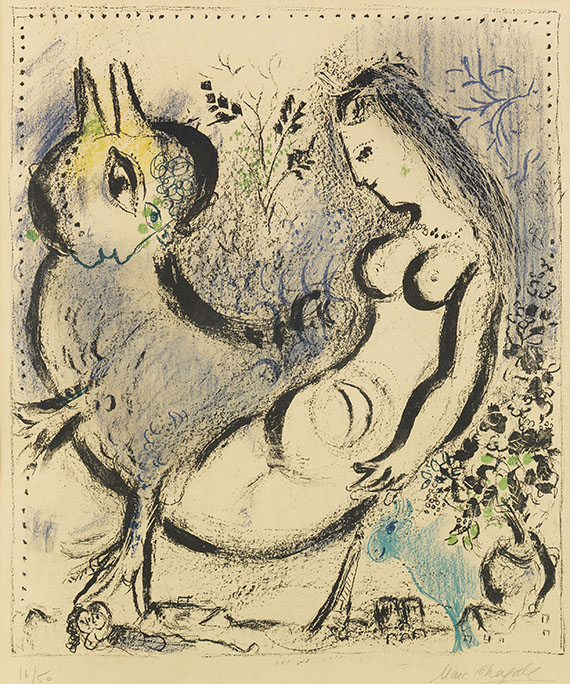 Marc Chagall - La Nymphe bleue