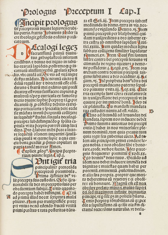 Johannes Nider - Praeceptorium divinae legis - Weitere Abbildung