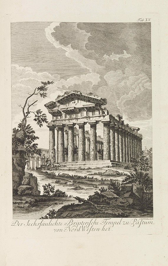 Thomas Major - Die Ruinen von Pästum oder Posidonia