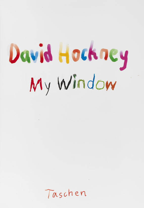 David Hockney - My Window. Art Edition No 493. Signierte Ausgabe