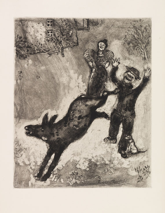 Marc Chagall - La Fontaine, Les fables. Widmungsexemplar. 2 Bände - Weitere Abbildung