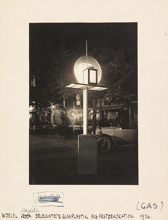 Walter Dexel - 8 Fotografien und Drucksachen für Jenaer Lampen - Weitere Abbildung