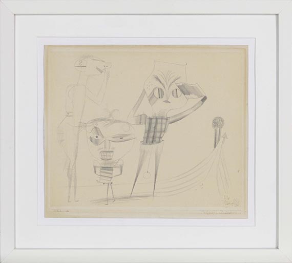Paul Klee - Vulgaere Komoedie - Rahmenbild