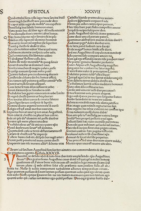 Aurelius Augustinus - Liber epistolarum - Weitere Abbildung