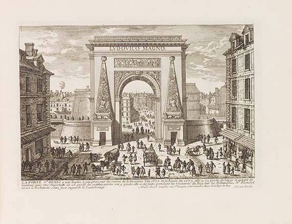 Gabriel Perelle - Les places, portes, fontaines, eglises, et maisons de Paris. 2 Bände - Weitere Abbildung