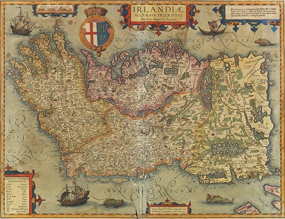 Abraham Ortelius - 1 Karte: Irland