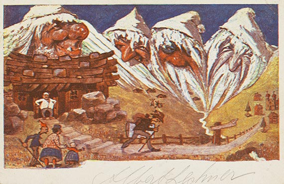 Emil Nolde - 16 Bergpostkarten und 2 Probedrucke - Weitere Abbildung