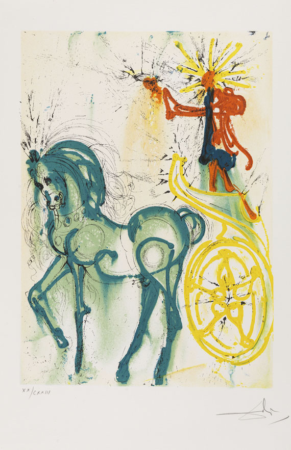 Salvador Dalí - Les Chevaux. 2 Bände