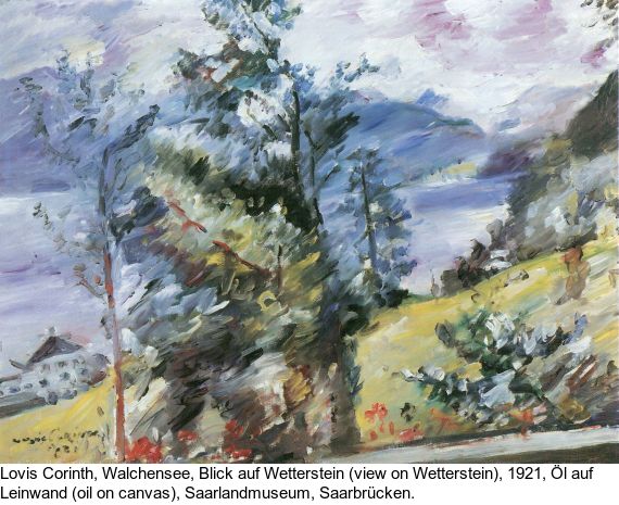 Lovis Corinth - Walchensee, aufgehender Mond - Weitere Abbildung