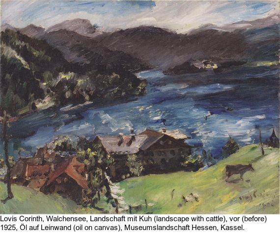 Lovis Corinth - Walchensee, aufgehender Mond - Weitere Abbildung