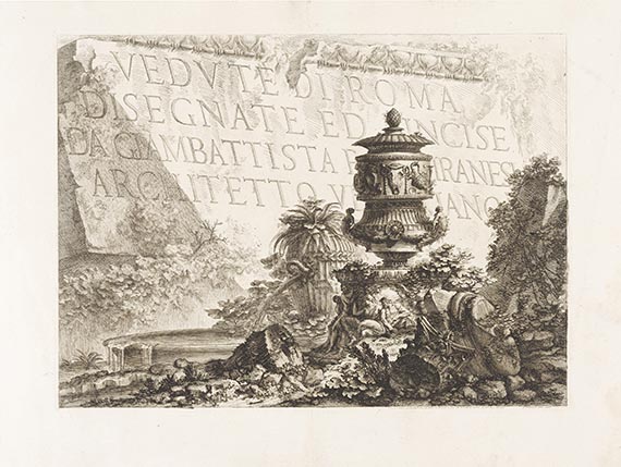 Giovanni Battista Piranesi - Vedute di Roma - Weitere Abbildung