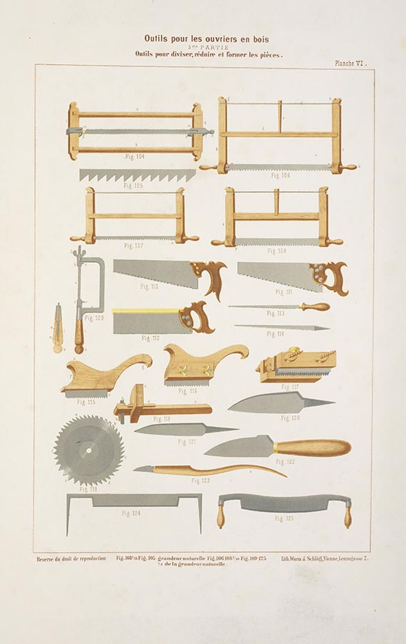 Friederich Werthmann - Recueil des Outils et Machines. Dabei: unvollst. deut. Ausgabe - Weitere Abbildung