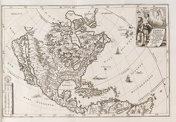 Heinrich Scherer - Atlas novus exhibens orbem terraqueum. 3 Bde. - Weitere Abbildung