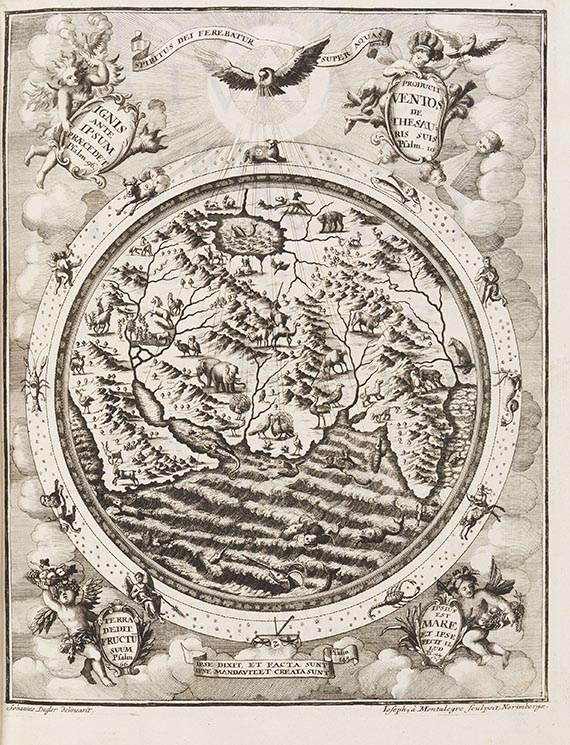 Heinrich Scherer - Atlas novus exhibens orbem terraqueum. 3 Bde. - Weitere Abbildung