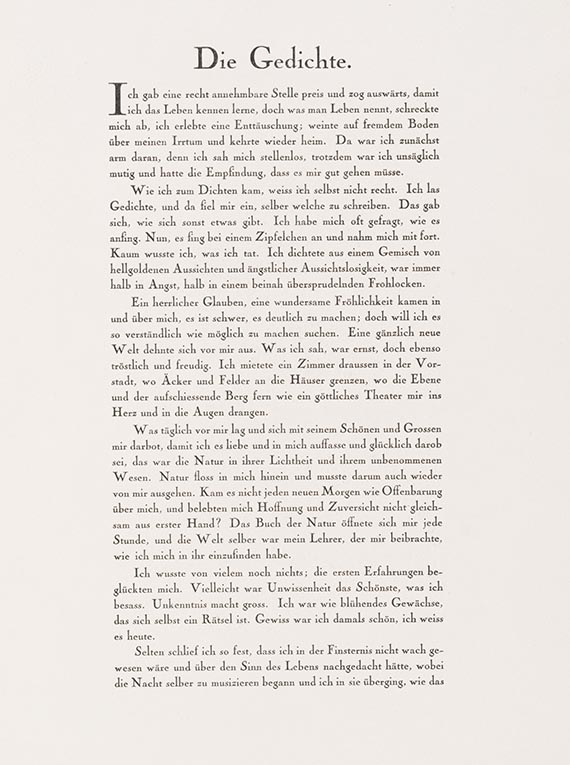 Robert Walser - Die Gedichte. Mit Radierungen von Gregor Rabinovitch - Weitere Abbildung