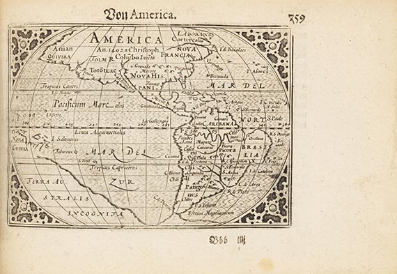 Petrus Bertius - Geographischer eyn oder zusammengezogener Tabeln Fünff unterschiedliche Bücher