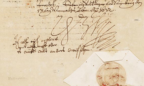 Albrecht von Wallenstein - A 48: Brief, 1 S.