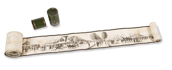 Peter Suhr - Panorama einer Reise von Hamburg nach Altona