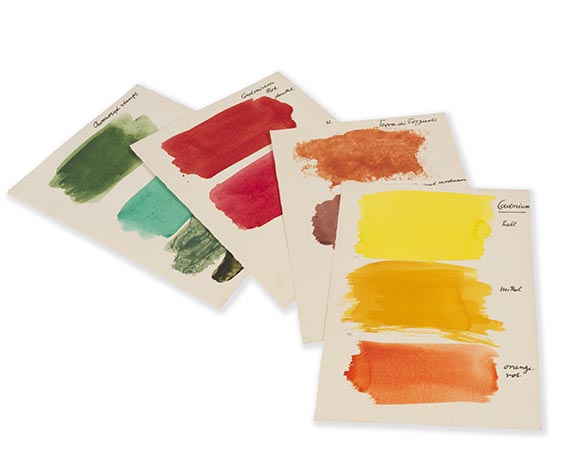 Erich Heckel - Farbenlehre - Weitere Abbildung