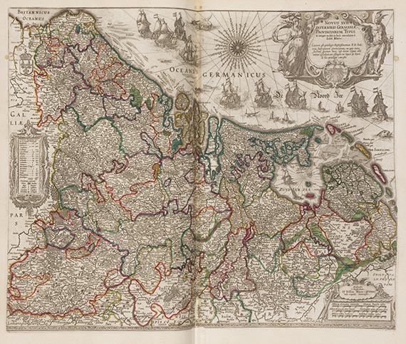 Joan Blaeu - Toonneel des aerdrycks, ofte Nieuwe Atlas. Band I (von 3). - Weitere Abbildung