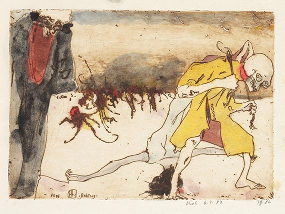 Horst Janssen - Svanshall verkehrt