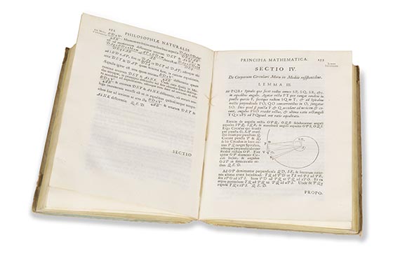 Isaac Newton - Philosophiae naturalis principia mathematica. Editio secunda - Weitere Abbildung