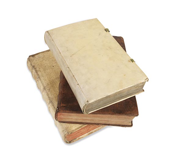 Wolf Helmhard von Hohberg - Georgica curiosa. (Nur Teil 1). + 2 Beigaben (jew. unvollst.)