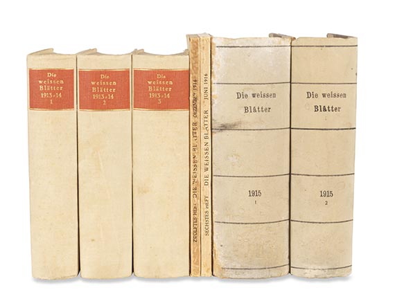   - Die weissen Blätter. 5 Bände und 2 Hefte