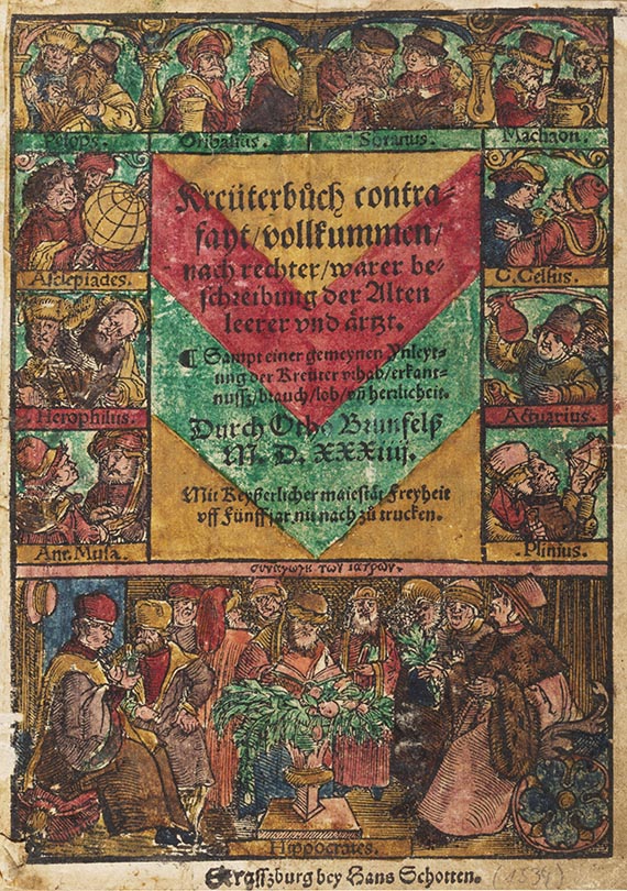 Otto Brunfels - Kreüterbuch contrafayt. - Angebunden: Herbarum imagines vivae (Egenolff 1535) - Weitere Abbildung