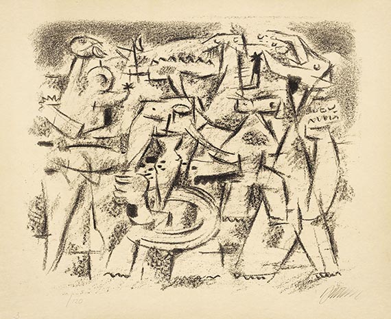 Willi Baumeister - Sumerische Legenden. 1 von 20 Künstlerexemplaren