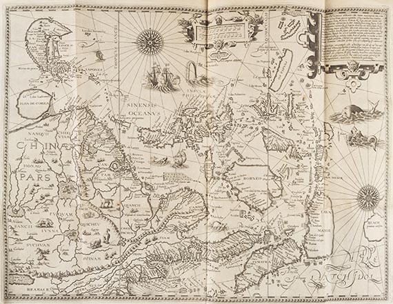 Jan Huygen van Linschoten - Navigatio in orientalem. - Descriptio totius Guinea. 2 Teile in 1 Band - Weitere Abbildung