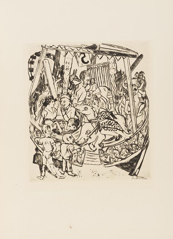 Max Beckmann - Jahrmarkt (10 Blatt) - Weitere Abbildung