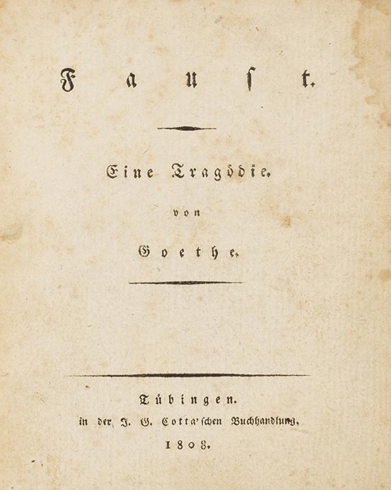 Johann Wolfgang von Goethe - Faust