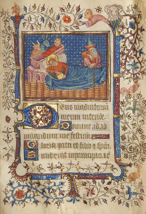  Manuskripte - Stundenbuch auf Pergament. Bretagne um 1410 - Weitere Abbildung