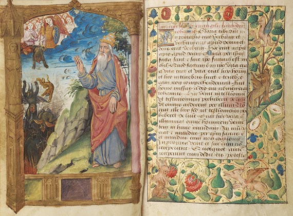  Manuskripte - Stundenbuch auf Pergament. Nordfrankreich um 1500
