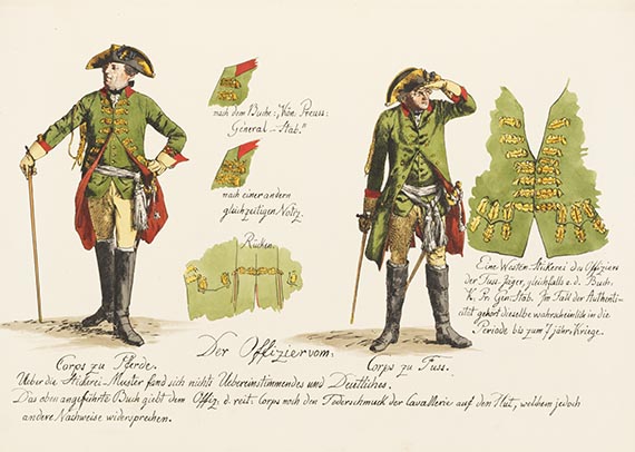 Adolph von Menzel - Die Armee Friedrich des Grossen in ihrer Uniformierung - Weitere Abbildung